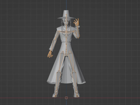 Demon Jinu - KPop Demon Hunters 3D 模型
