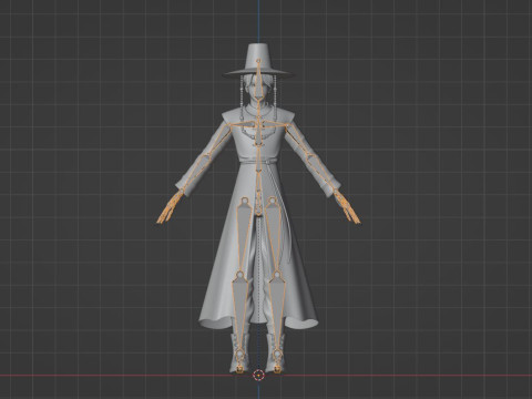 Demon Jinu - KPop Demon Hunters 3D 模型