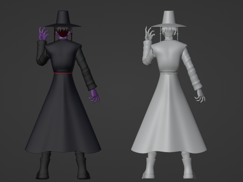 Demon Jinu - KPop Demon Hunters 3D 模型