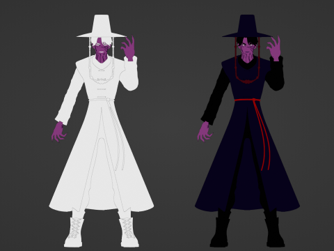 Demon Jinu - KPop Demon Hunters 3D 模型