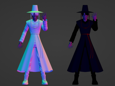 Demon Jinu - KPop Demon Hunters 3D 模型