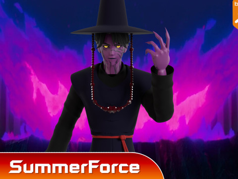 Demon Jinu - KPop Demon Hunters 3D 模型