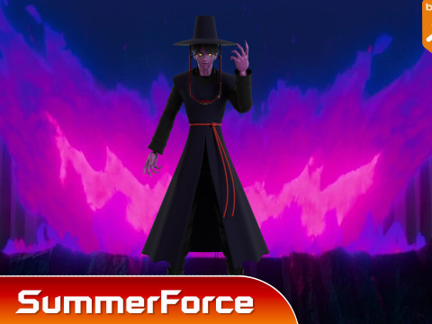 Demon Jinu - KPop Demon Hunters 3D 模型