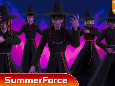 Demon Jinu - KPop Demon Hunters 3D 模型