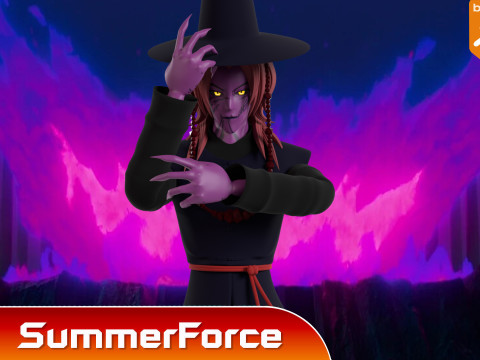 Demon Romance Saja - KPop Demon Hunters 3D 模型