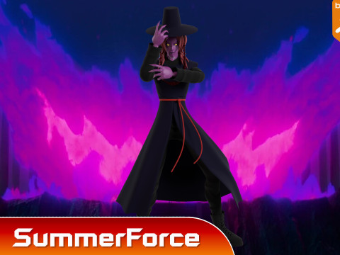 Demon Romance Saja - KPop Demon Hunters 3D 模型