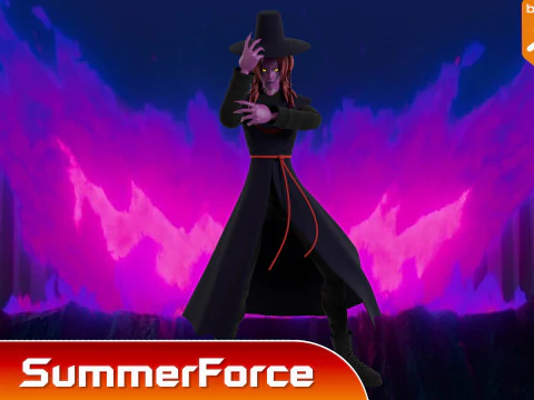 Demon Romance Saja - KPop Demon Hunters 3D Model