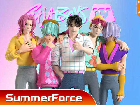 Demon Romance Saja - KPop Demon Hunters 3D Model