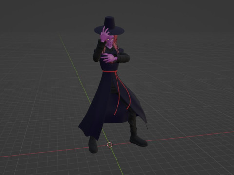 Demon Romance Saja - KPop Demon Hunters 3D 模型