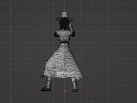 Demon Romance Saja - KPop Demon Hunters 3D Model