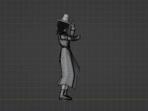 Demon Romance Saja - KPop Demon Hunters 3D Model