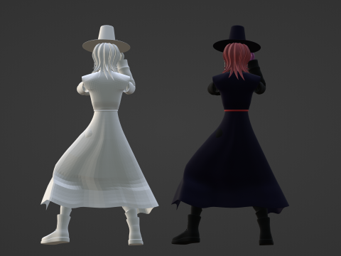 Demon Romance Saja - KPop Demon Hunters 3D 模型