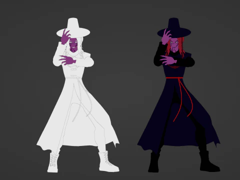 Demon Romance Saja - KPop Demon Hunters 3D Model