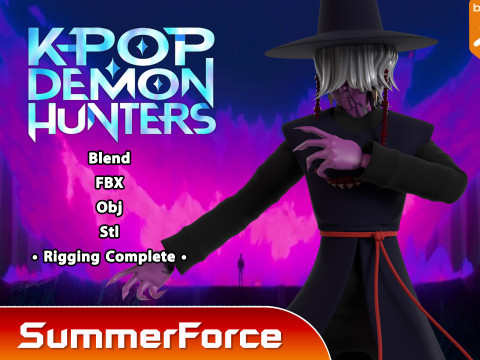Demon Mystery - KPop Demon Hunters 3D Model