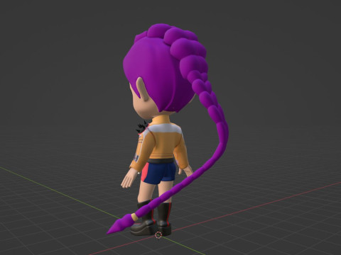 Rumi SD - KPop Demon Hunters 3D मॉडल