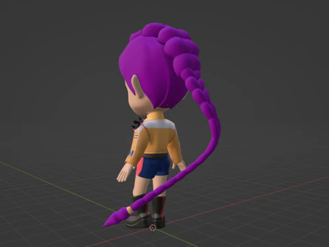 Rumi SD - KPop Demon Hunters 3D Model