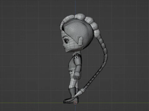 Rumi SD - KPop Demon Hunters 3D Model