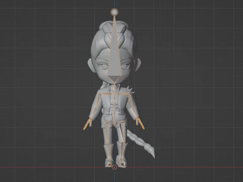 Rumi SD - KPop Demon Hunters 3D Model