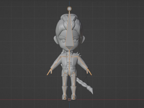 Rumi SD - KPop Demon Hunters 3D मॉडल