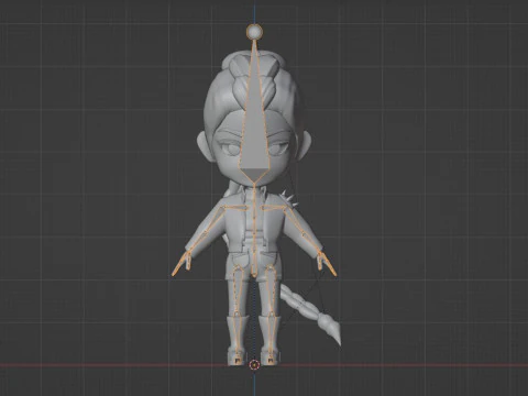Rumi SD - KPop Demon Hunters 3D Model
