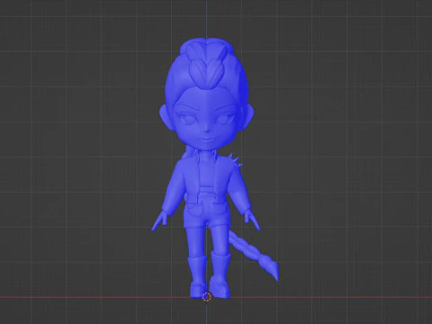 Rumi SD - KPop Demon Hunters 3D Model