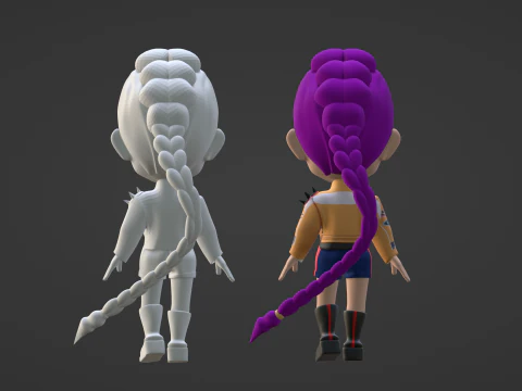 Rumi SD - KPop Demon Hunters 3D Model