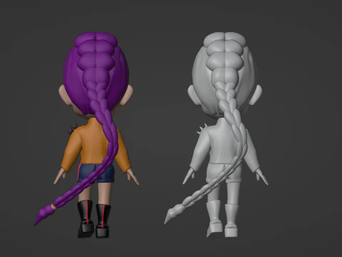 Rumi SD - KPop Demon Hunters 3D Model