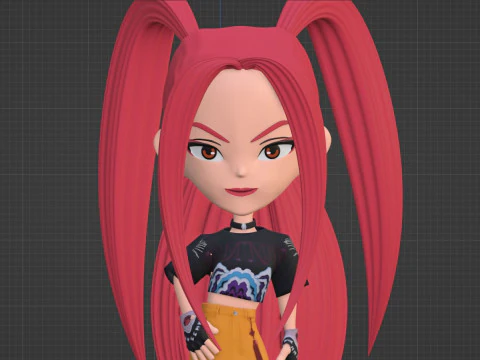 Mira SD - KPop Demon Hunters 3D Model