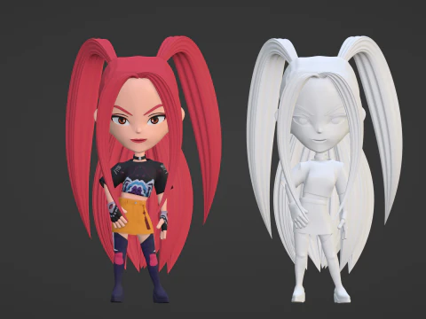 Mira SD - KPop Demon Hunters 3D Model