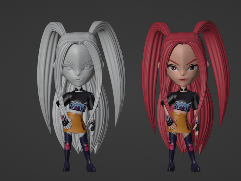 Mira SD - KPop Demon Hunters 3D 모델