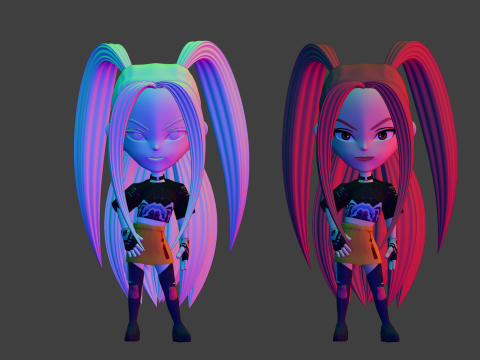 Mira SD - KPop Demon Hunters 3D 모델