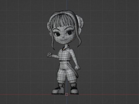 Zoey SD - KPop Demon Hunters 3D Model