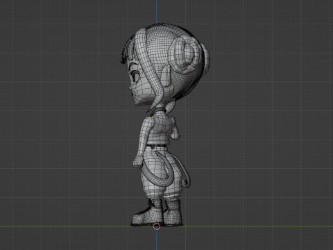 Zoey SD - KPop Demon Hunters 3D Model