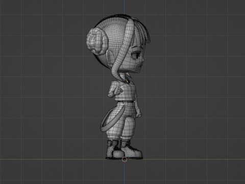 Zoey SD - KPop Demon Hunters 3D Model