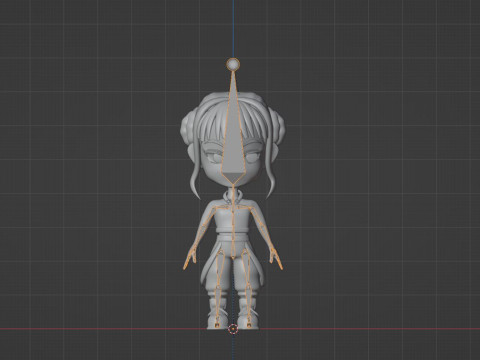 Zoey SD - KPop Demon Hunters 3D Model