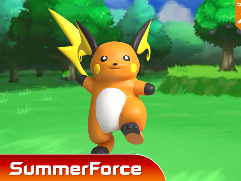 Raichu - Pokemon Modelo 3D
