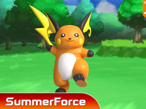 Raichu - Pokemon 3D Model