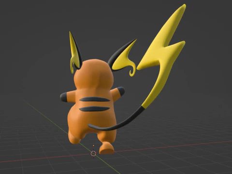 Raichu - Pokemon 3D Model