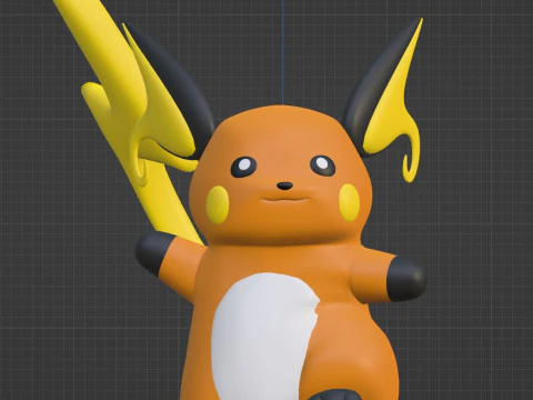Raichu - Pokemon 3D Model