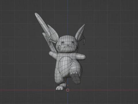 Raichu - Pokemon 3D Model