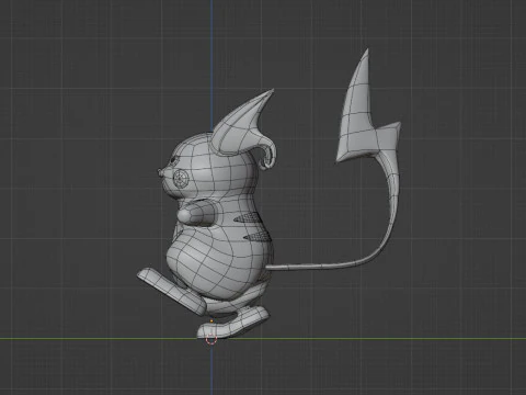 Raichu - Pokemon 3D Model