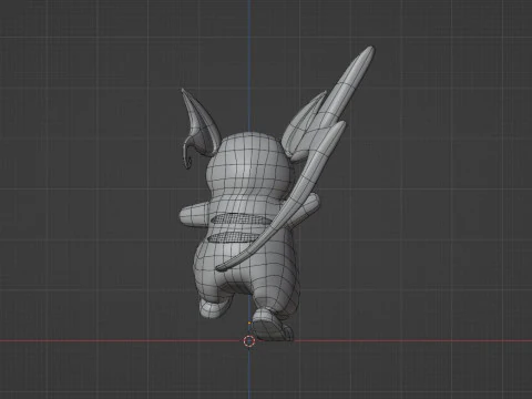 Raichu - Pokemon 3D Model