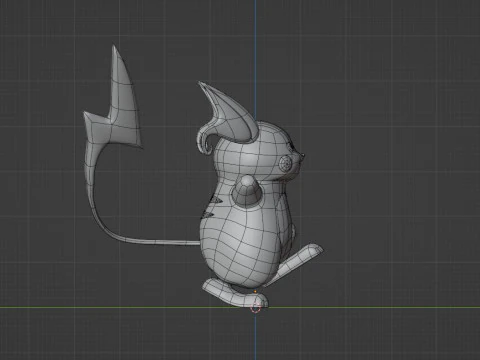 Raichu - Pokemon 3D Model