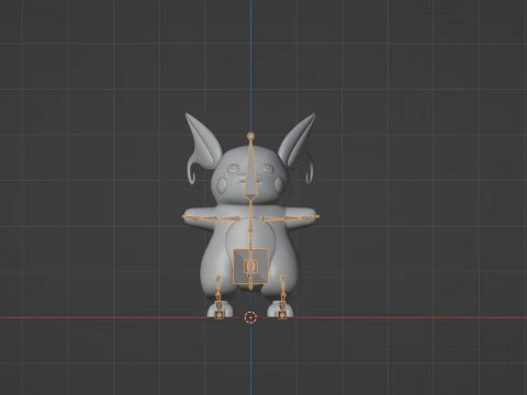 Raichu - Pokemon 3D Model