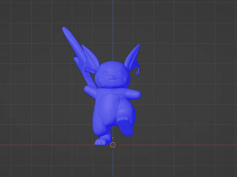 Raichu - Pokemon 3D Model