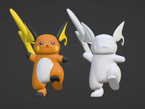 Raichu - Pokemon 3D Model
