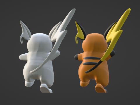 Raichu - Pokemon Modelo 3D