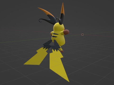 Mega Raichu X - Pokemon 3D मॉडल