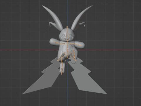 Mega Raichu X - Pokemon 3D मॉडल