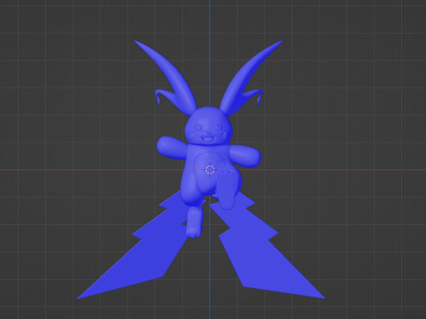 Mega Raichu X - Pokemon 3D मॉडल